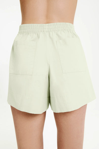 Cruz Poplin Short- Eucalyptus