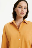 Cruz Poplin Shirt- Mandarin