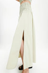 Oasis Poplin Maxi Skirt-Eucalyptus