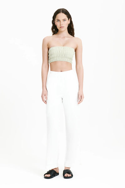 Oasis Poplin Bodice- Eucalyptus