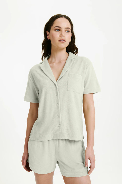 Inka Terry Shirt- Eucalyptus