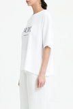 Nude. Washed Tee- White