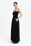 Zuri Maxi Dress- Black