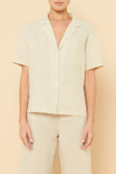 Ezra Linen Shirt- Oat