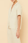 Ezra Linen Shirt- Oat