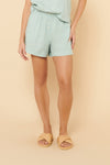 Nude Linen Lounge Short- Lagoon