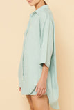 Lounge Longline Shirt- Lagoon