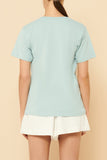 Nude Organic Heritage Tee- Lagoon