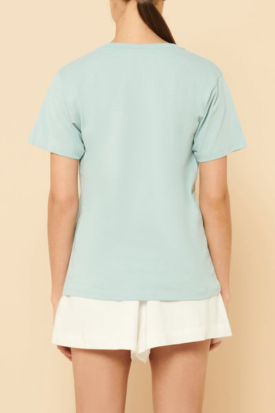 Nude Organic Heritage Tee- Lagoon