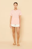 Nude Organic Heritage Tee- Mineral Pink