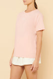 Nude Organic Heritage Tee- Mineral Pink