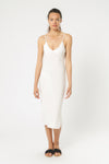 Parker Cupro Dress- Cream