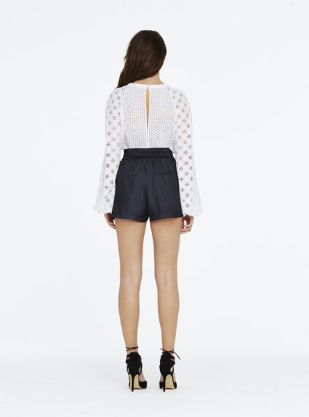 One Call Away Blouse- White