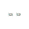 Parisian Dusk Mineral Stud Earring- Opal/Silver