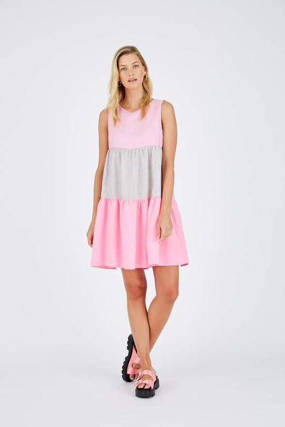 Picnic Splice Dress- Lolly