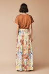 Printed Bar Skirt - Cotton Sola Print