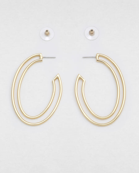 Eve Earrings- Satin Gold