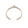 Parisian Dusk Double Cuff- White Howlite/ Rose Gold