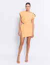 GRENADA MINI TWIST DRESS | TANGERINE