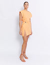 GRENADA MINI TWIST DRESS | TANGERINE