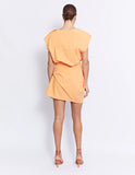 GRENADA MINI TWIST DRESS | TANGERINE