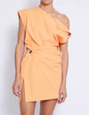 GRENADA MINI TWIST DRESS | TANGERINE