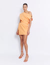 GRENADA MINI TWIST DRESS | TANGERINE