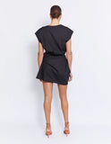 GRENADA MINI TWIST DRESS | BLACK