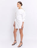 Thomas Twist Dress | Powder