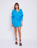 Forbes Mini Dress- Pool Blue
