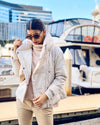 Big Collar Jacket- Bone