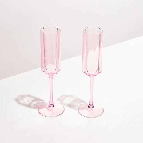 Two Wave Flutes- Pink
