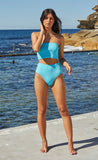 Coco Loco Bandeau- Aqua