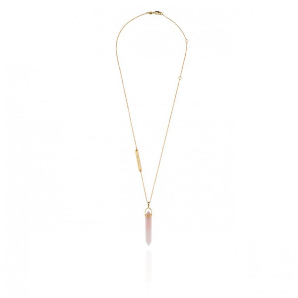 Mineral Necklace- Rose Quartz