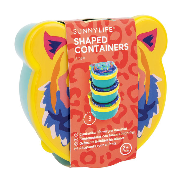 Kids Shaped Containers- Jungle