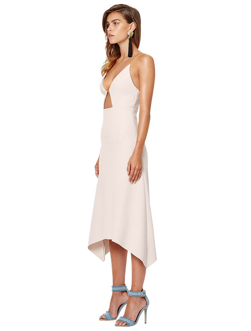 Lady Allure Cutout Dress- Bone