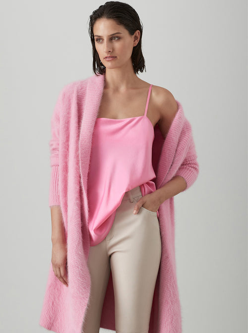 Our Song Angora Cardi- Peony