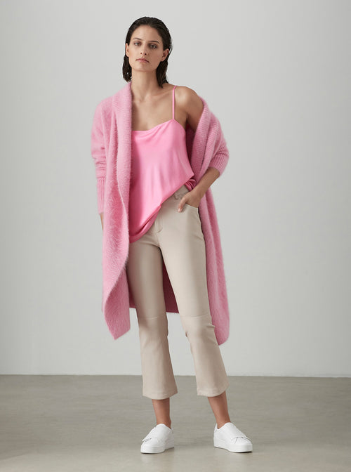 Our Song Angora Cardi- Peony