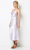 Disco Dancer Midi Dress-Lilac