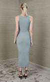 White Water Midi Dress- Sage