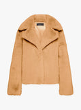 Teddy Luxe Short Jacket- Camel