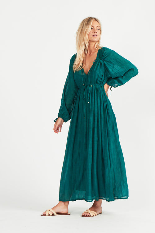 Kynthia Maxi Dress- Emerald