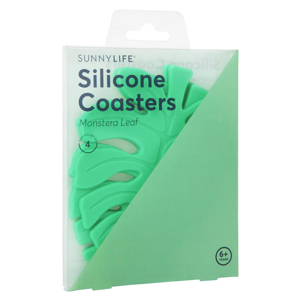 Silicone Coasters- Monstera Leaf
