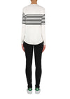 Seeing Stripes Crop Sweater- Ivory/Black
