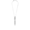 Spanish Moss Necklace- White Howlite/Silver