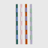 Striped Straws - 4 pack Mixed