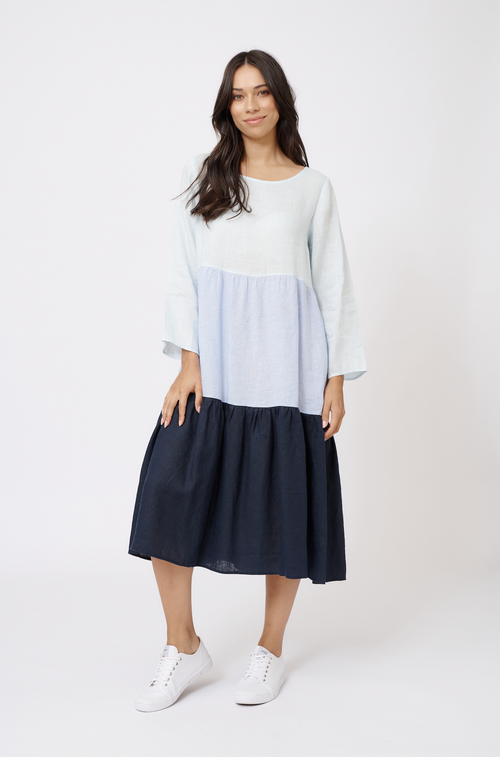 Rosie Dress- Arctic Blue