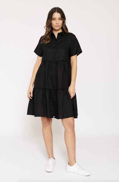 Lacey Hazel Dress In Black