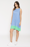 Lenna Linen Dress In Cornflower