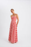 HAZEL DRESS RUBY/ANTIQUE